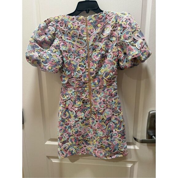 Elliatt Rue Mini Dress in Purple Brunch cocktail Party Wedding Guest size S NWT - Picture 7 of 8